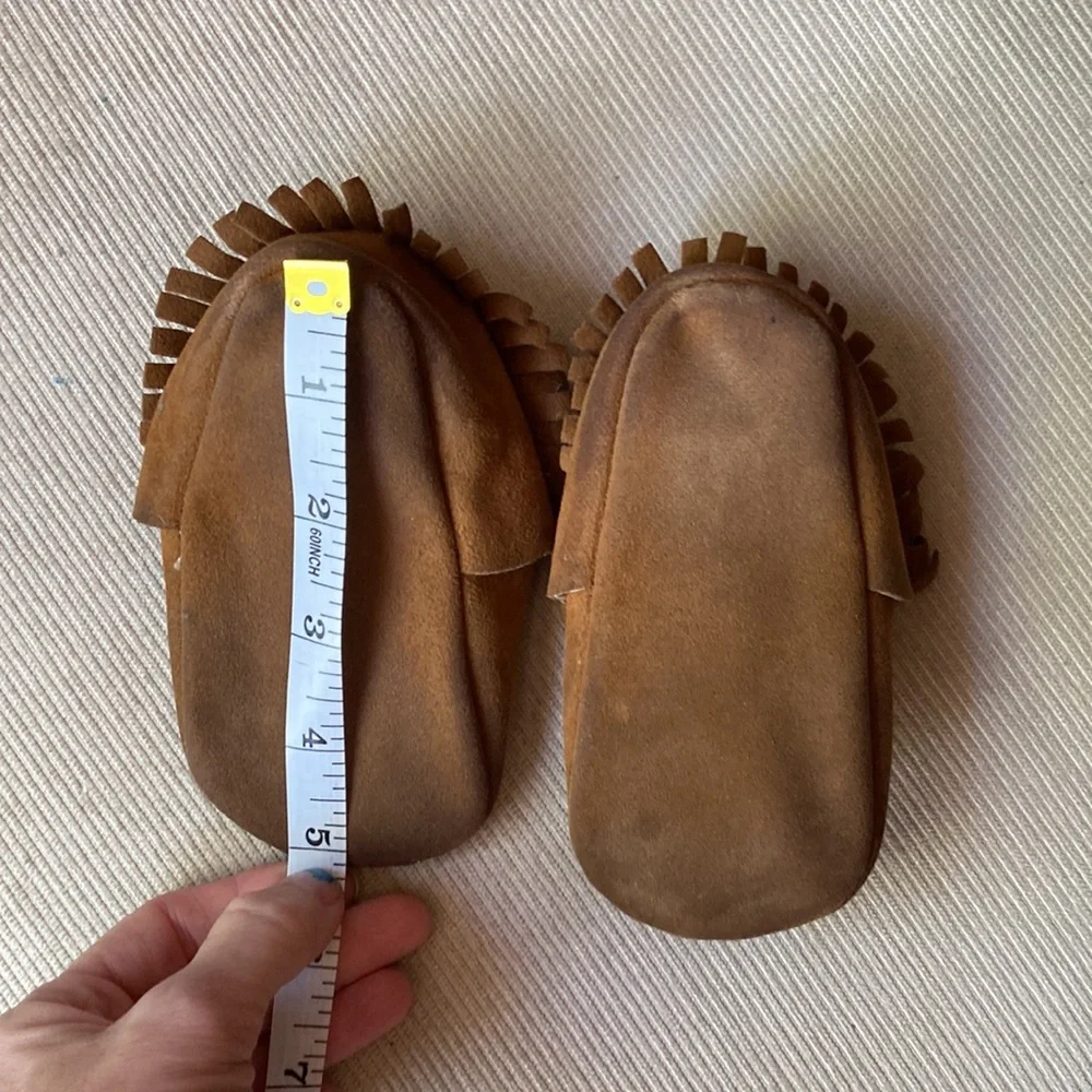 moccasins baby gently
